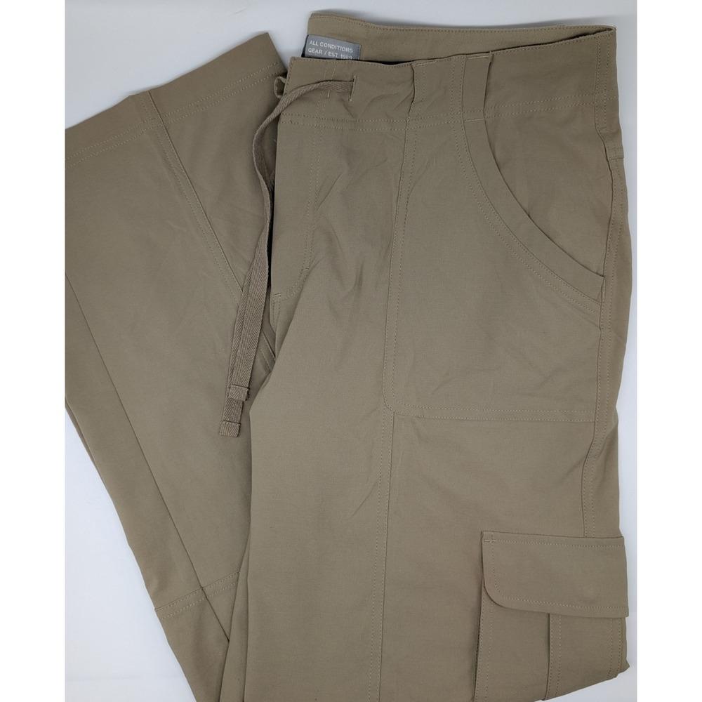 Nike ACG‎ Women's size 12 Cargo Pants Khaki Beige Hiking Outdoor Drawstring